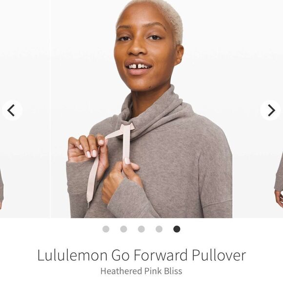 Lululemon Go Forward Pullover Heathered Pink Bliss - Picture 5 of 10
